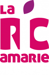 logo La Ricamarie Quadri BL Blanc